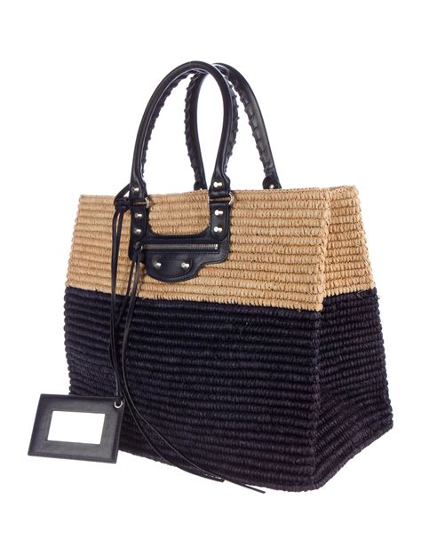 luxury raffia leather bags.